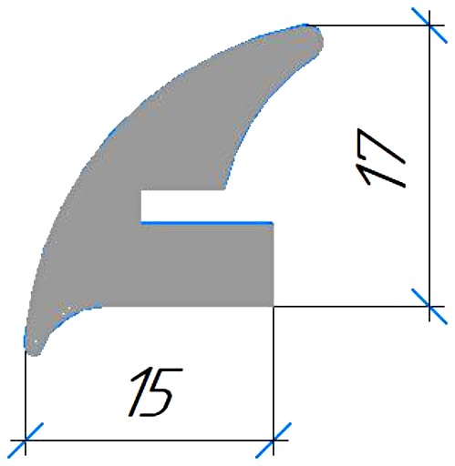 Силиконовый профиль №0369