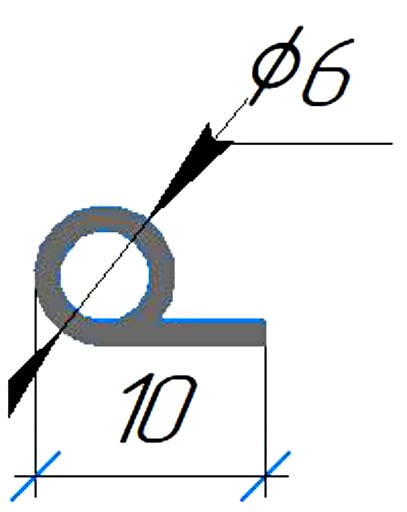 Силиконовый профиль №0630