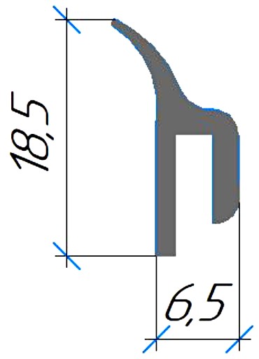 Силиконовый профиль №0675
