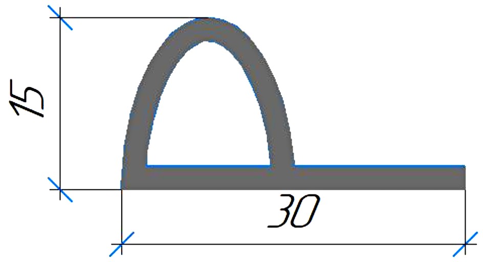Силиконовый профиль №0732