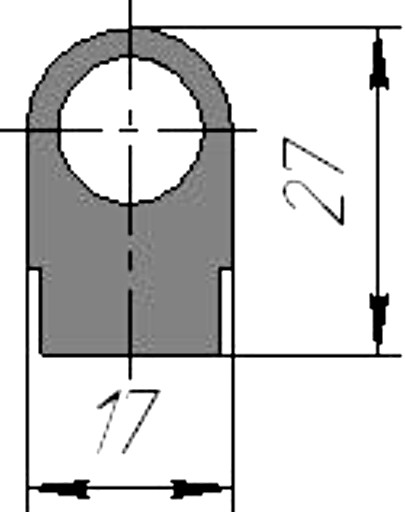 Силиконовый профиль №0027