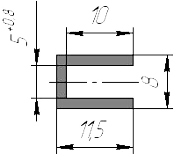 Силиконовый профиль №0007