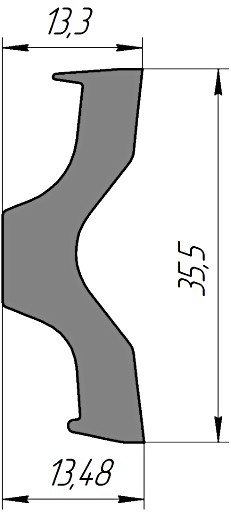 Силиконовый профиль №0128