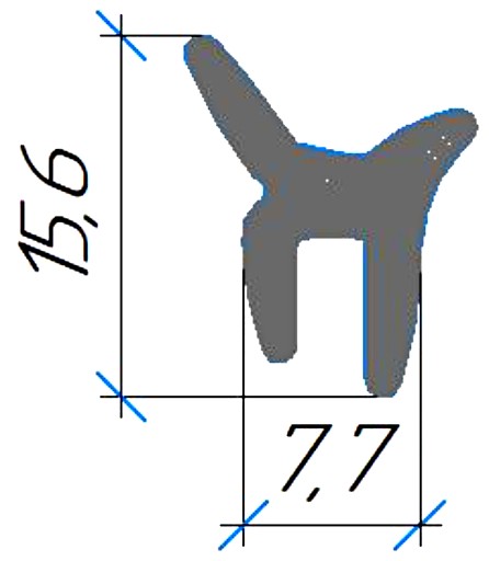 Силиконовый профиль №0676