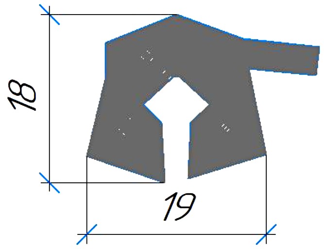 Силиконовый профиль №0610