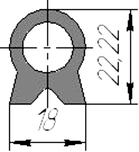 Силиконовый профиль №0081