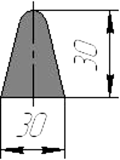 Силиконовый профиль №0107