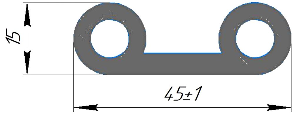 Силиконовый профиль №0299