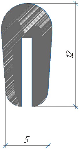 Силиконовый профиль №0503