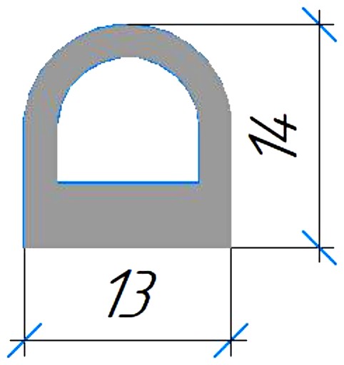 Силиконовый профиль №0388