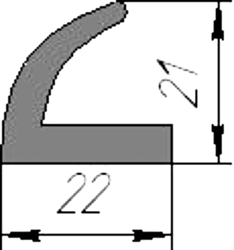 Силиконовый профиль №0069