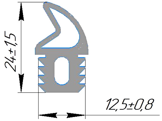 Силиконовый профиль №0474
