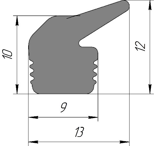 Силиконовый профиль №0172