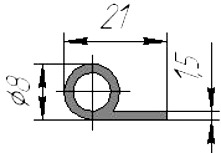 Силиконовый профиль №0064