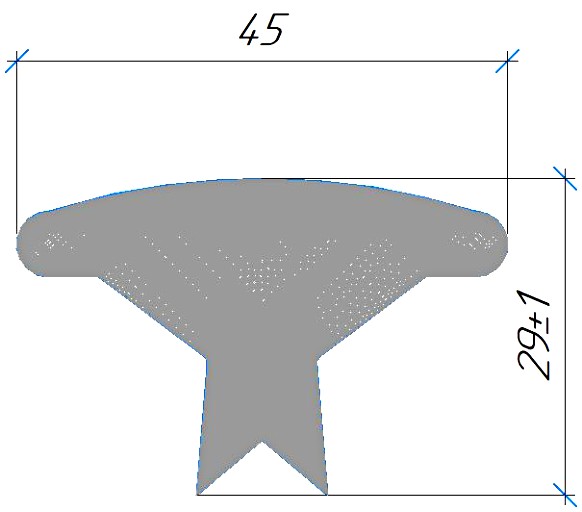 Силиконовый профиль №0358