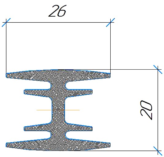 Силиконовый профиль №0592