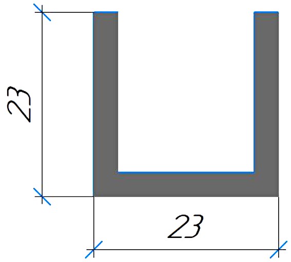 Силиконовый профиль №0723