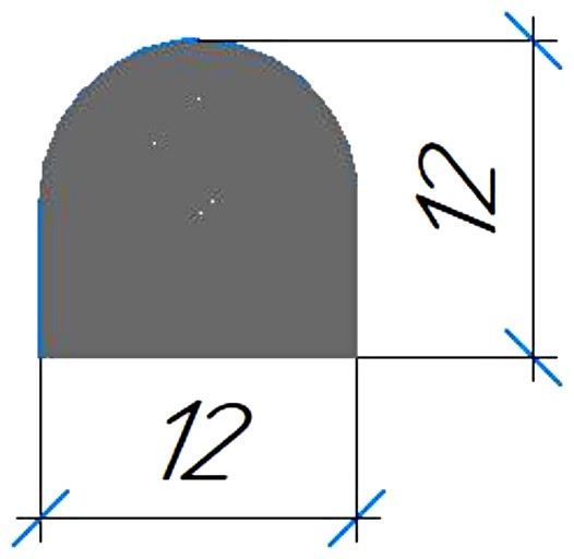 Силиконовый профиль №0668