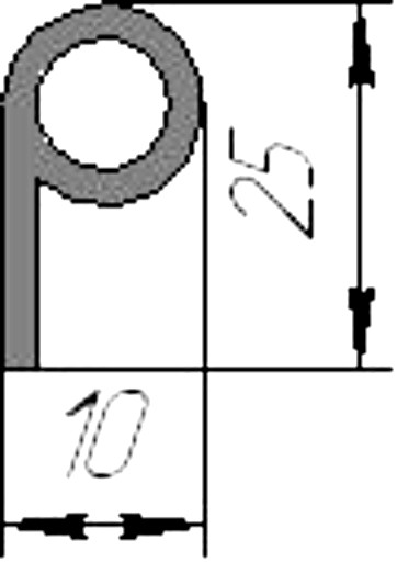 Силиконовый профиль №0011