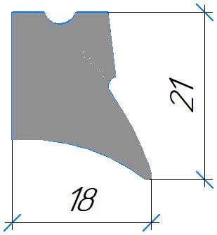 Силиконовый профиль №0138