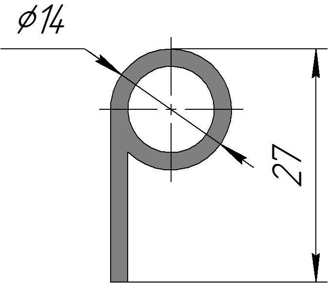 Силиконовый профиль №0151