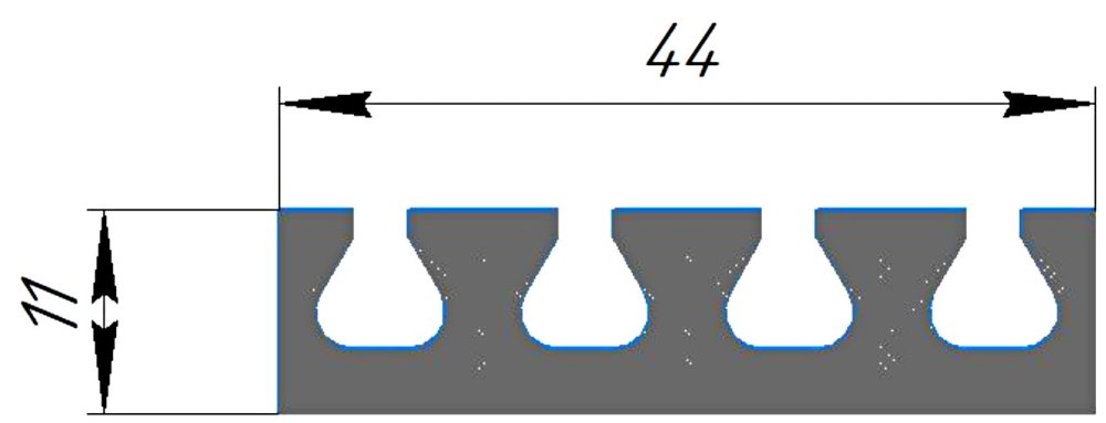 Силиконовый профиль №0317