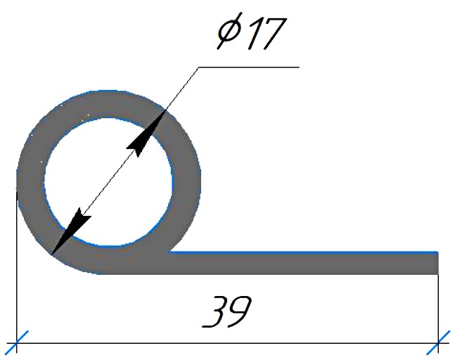 Силиконовый профиль №0625