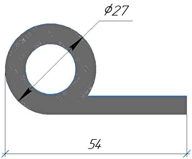 Силиконовый профиль №0716