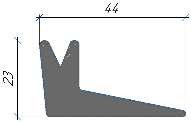 Силиконовый профиль №0690