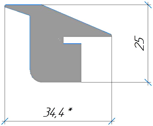 Силиконовый профиль №0360