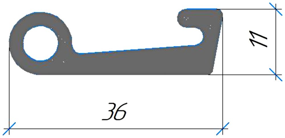 Силиконовый профиль №0631