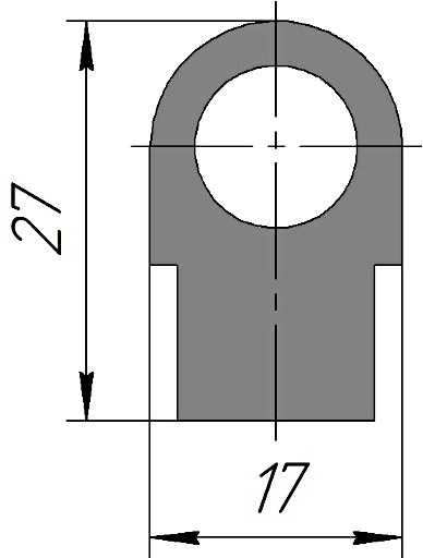 Силиконовый профиль №0242