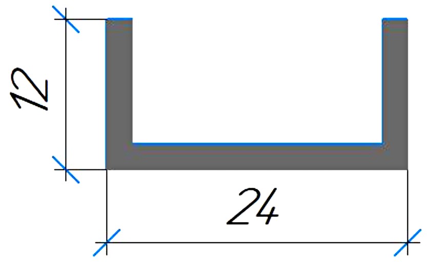 Силиконовый профиль №0752