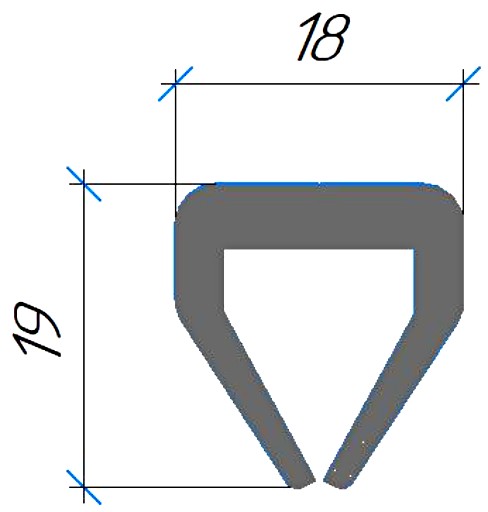 Силиконовый профиль №0679