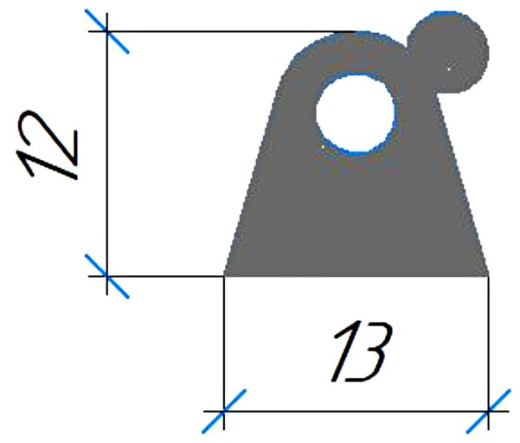 Силиконовый профиль №0667